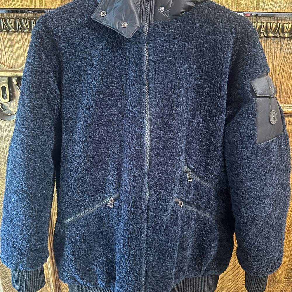 Bogner Shearling jacket with hood REVERSIBLE